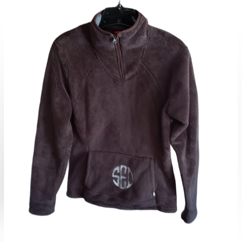 The North Face Women's Brown Quarter Zip Pullover Size XS